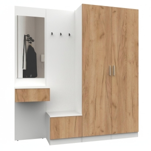 Набор мебели для прихожей "Марсель-110" МР 01-110 В2160 Ш2000 Г420 (ЛД.. Набор мебели для прихожей "Марсель-110" МР 01-110 В2160 Ш2000 Г420 (ЛД..